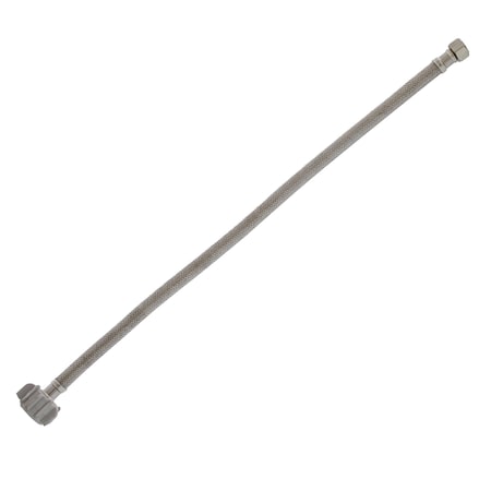Jones Stephens 1/2in. Compression x 7/8in. BC x 20in Braided Stainless Steel Toilet Connector S04223